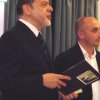 gian luca petruccidirettore artistico del concorso e luca caiazza assessore alla cultura del comune di viggiano